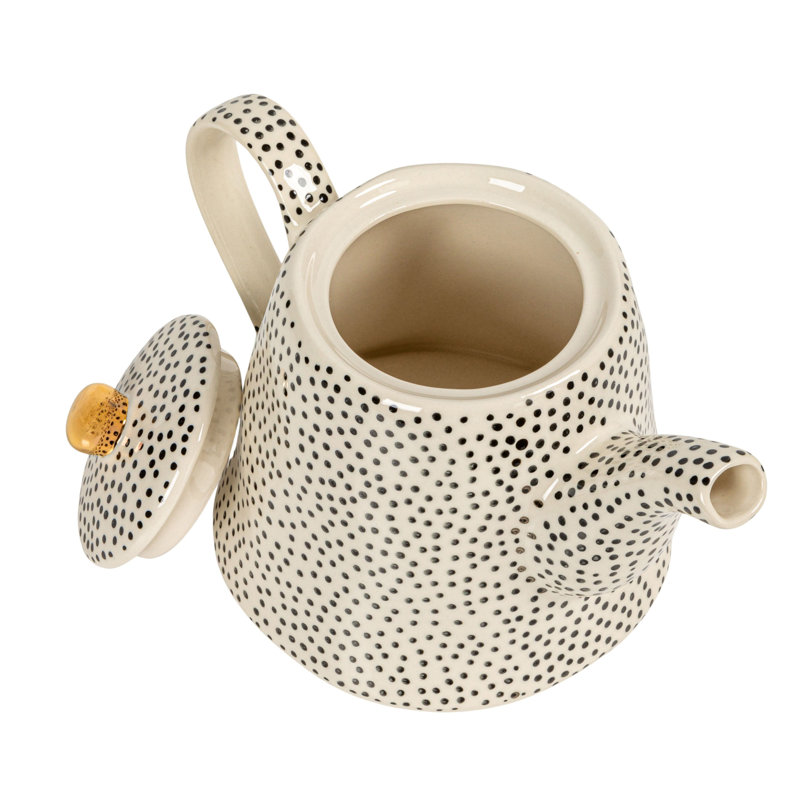 Brayden Studio Evelyn 32oz. Geometric Teapot