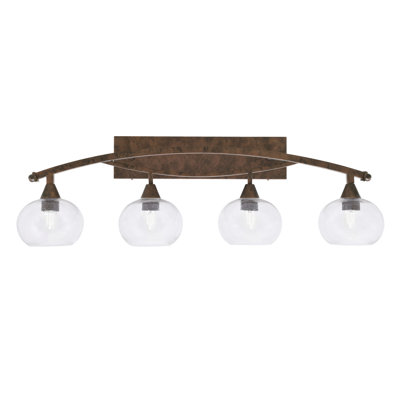 Bow 4 Light Bath Bar