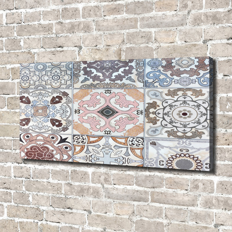 Ceramic Tiles - Wrapped Canvas Print
