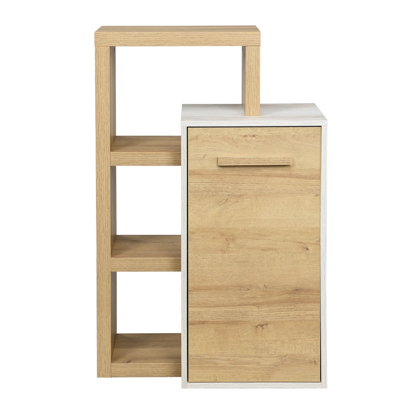 Mikkel 100cm H x 64cm W Geometric Bookcase