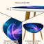 Ensemble de 2 tables basses gigognes Triangle