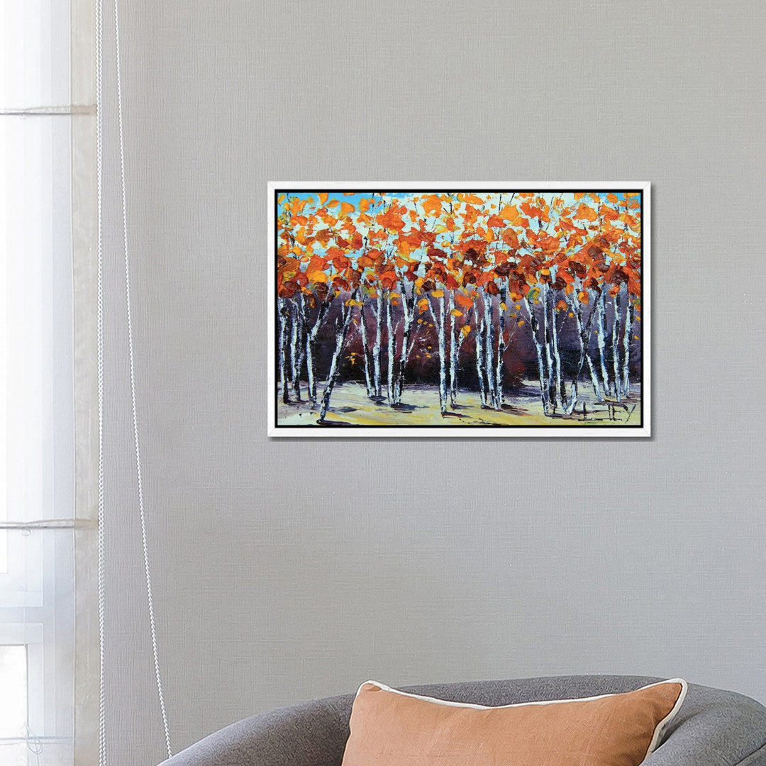 Herbstfarben von Lisa Elley - Galerie-verpackte Leinwand Giclée auf Leinwand