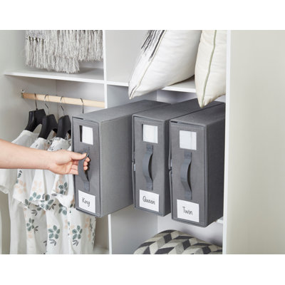 DECOMOMO Foldable Bed Sheet Organizers and Storage
