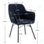 Chaise d'appoint Velvet Iron-1080449448