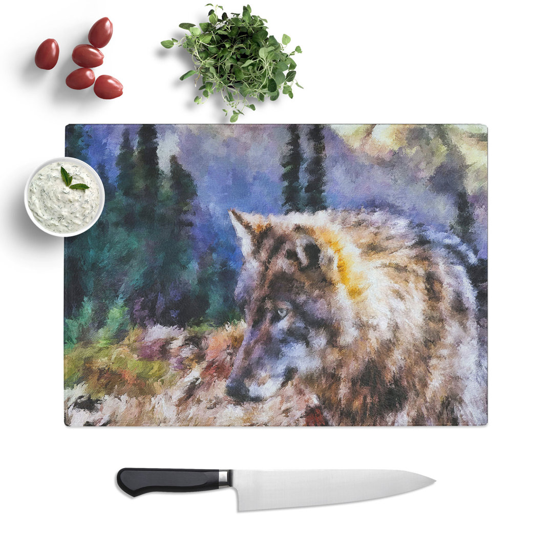 Abstract Wolf Vol.4 Painting Chopping Board
