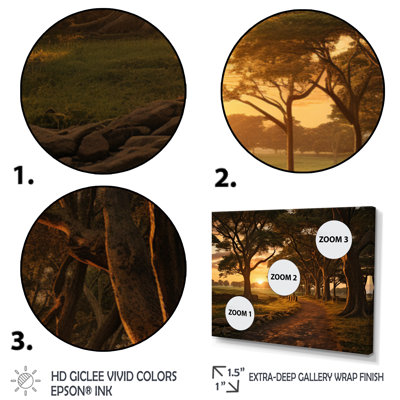 Sunset Country Retreat - Sunset, reproduction d'art mural
