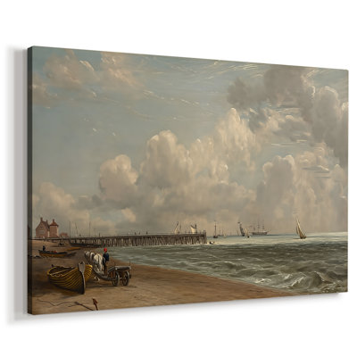 Chain Pier, Brighton-John Constable-Gallery Wrapped Canvas-1827