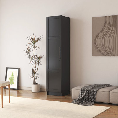 Storage Cabinet with one door and metal handles