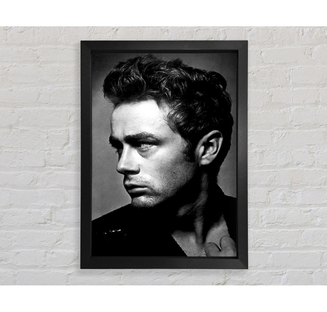 James Dean Classic B N W - Einzelne Bilderrahmen Kunstdrucke