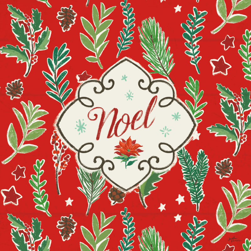 Holiday Joy 8 - impression sur toile tendue, Non, Toile tendue, H 12 po x l 12 po