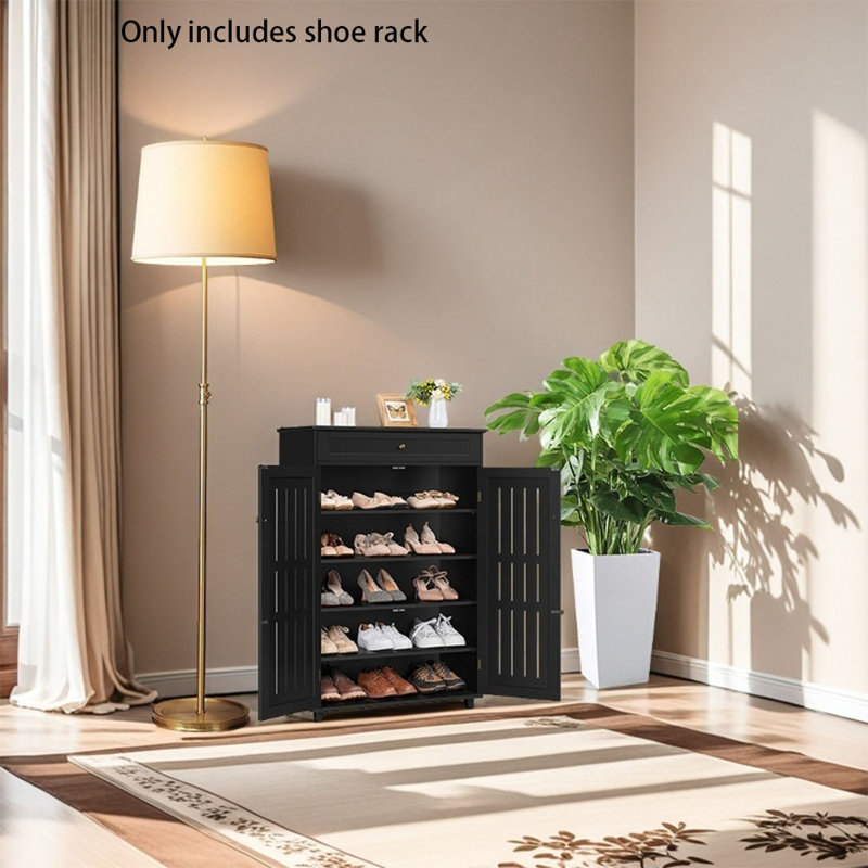 Pour la maison, le vestibule, la chambre à coucher et la porte, étagère à chaussures, Blanc