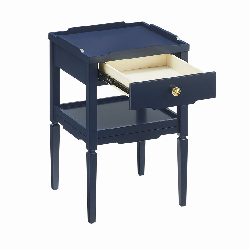 Table de chevet 1 tiroir Foley Midnight