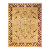 Classic One-of-a-Kind 9'2" X 11'10" Hand Knotted Area Rug