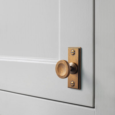 1.2" Diameter Circle Knob With Backplate(G015)