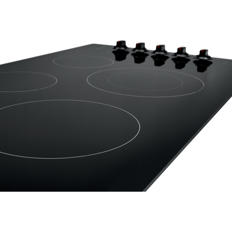 Frigidaire 36'' Black Ceramic Electric Cooktop with 5 Burners