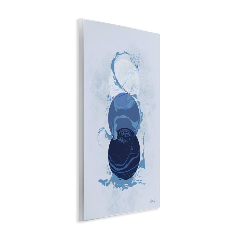  "Cercles avec eau tourbillonnante", Ishita Banerjee, H 19 po x l 13 po