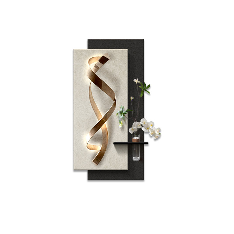 Image murale d'art moderne en grès, H 39,37 po x l 19,69 po