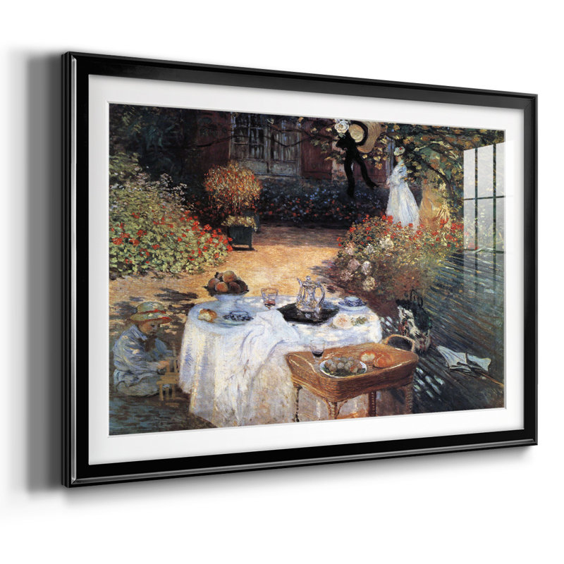 Le déjeuner # 2, Noir, H 30 po x l 44 po x P 1,5 po