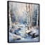 Vonny Birch Woods Winter Moonrise I - Tree Birch, art mural-1209723995-1209723987