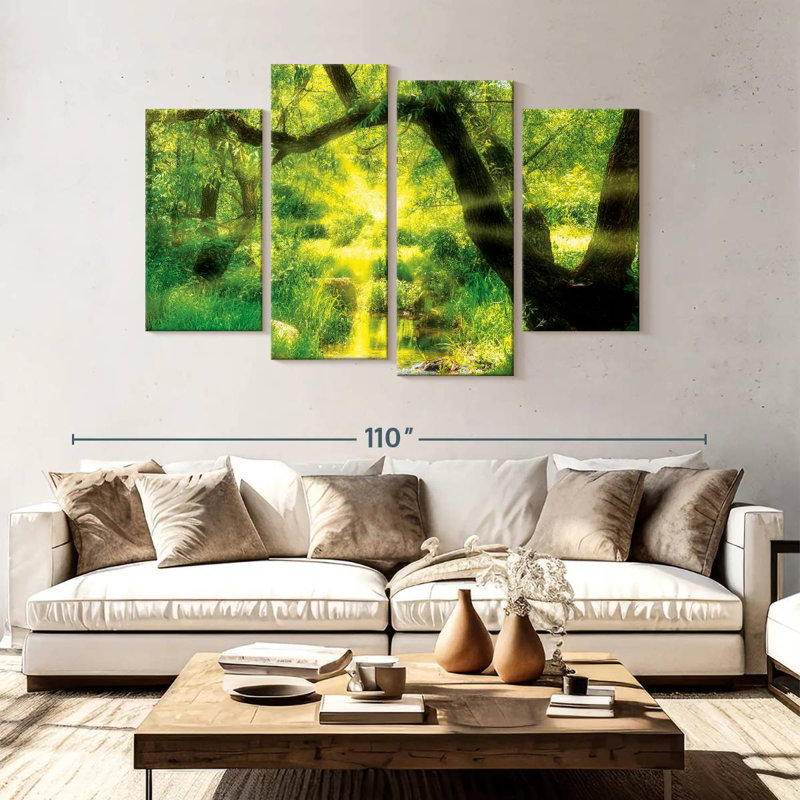 Kerrick Forest Sunburst, H 54 po x l 84 po