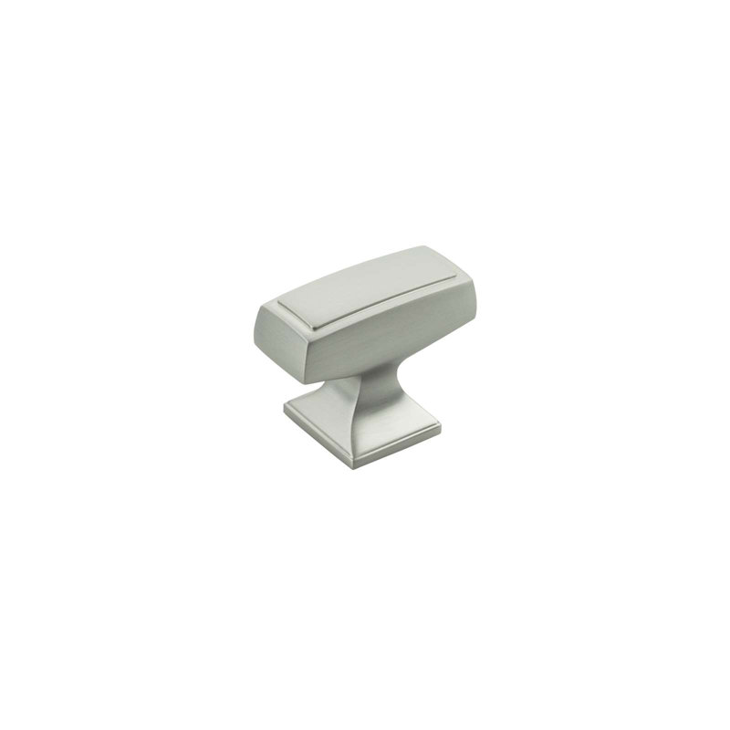 Modket 1 5/8" Solid Bar Knob, Brushed Nickel
