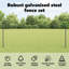 80cm H x 2500cm W Powder-Coated Steel Border Fencing-145904649-145904655