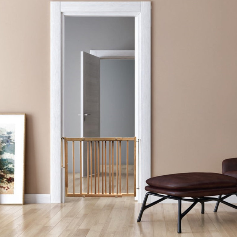 Stairway Special Safety Gate Wood
