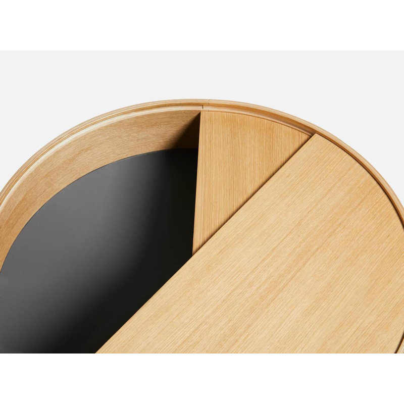 Arc Side Table, Oiled Oak