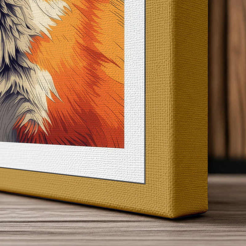 Print, 36x24 - 91.4 x 61.0 cm, Ochre Border