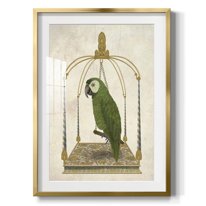 «Gilded Winter II», reproduction encadrée, Oui, Blanc, Papier avec cadre doré