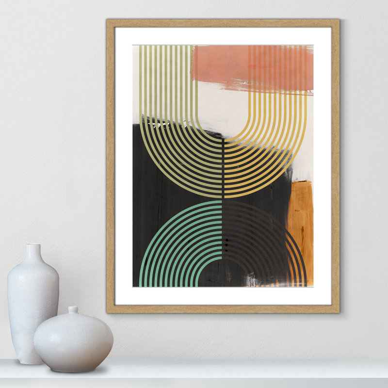 «Bolded II» par Isabelle Z, L 23,5 po x H 29,5 po, Matted Print, Naturel