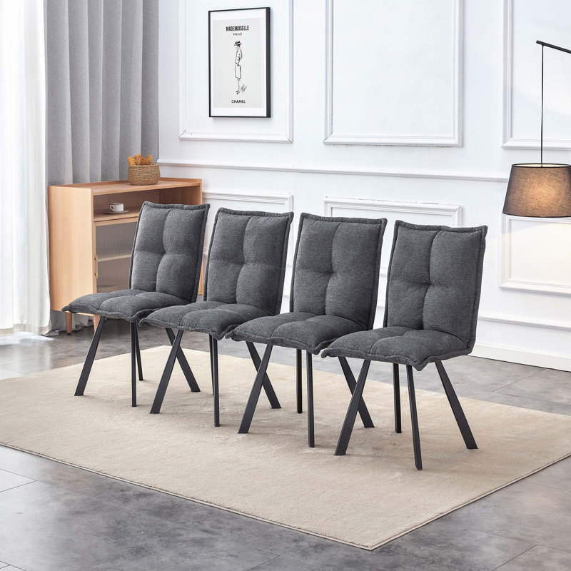Upholstered Fabric Dining Chair, 2