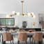 Lustre linéaire spoutnik à 8 lumières Kaynen-296603705