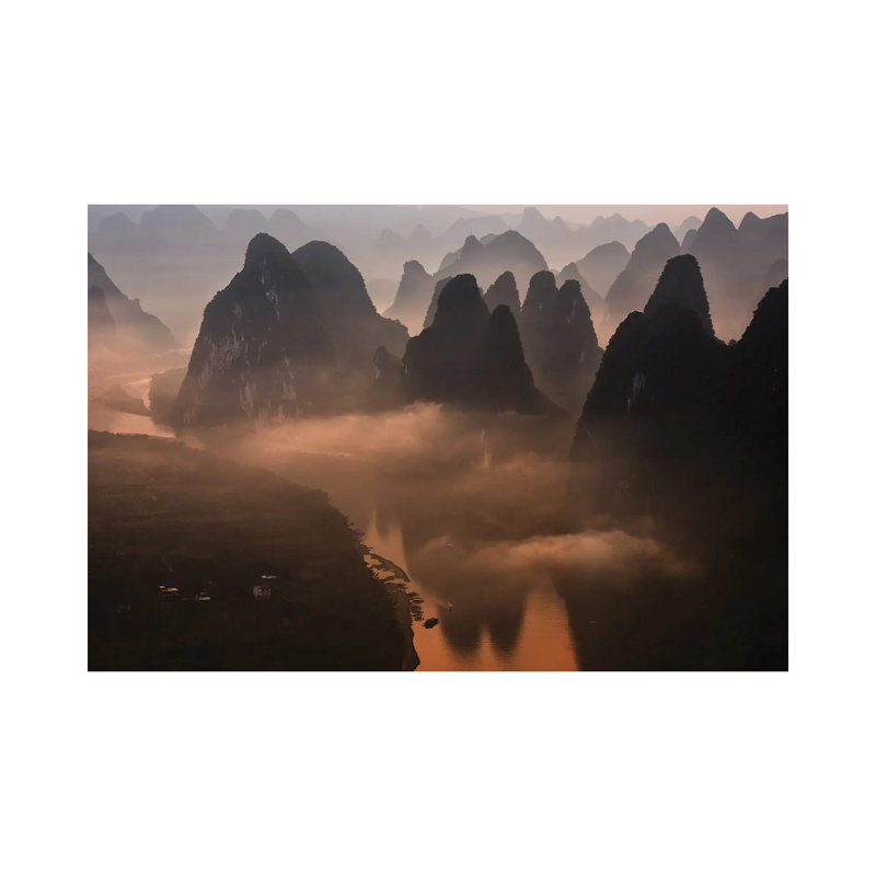 Hills of the Gods 1 Piece Wrapped Canvas Wall Art, 20.32 cm H x 30.48 cm W