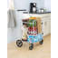 Chariot utilitaire robuste avec porte frontale