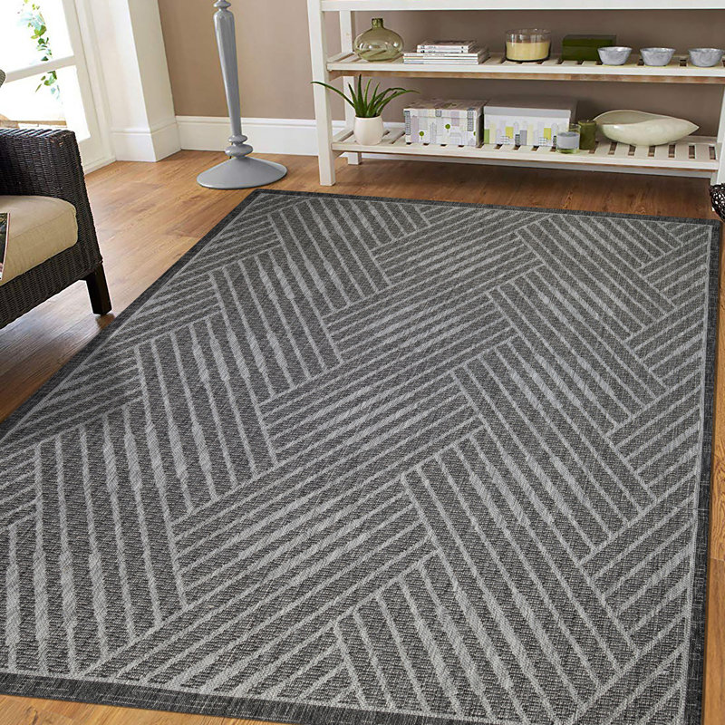 Tapis intérieur / extérieur Jianni, Rectangle 4 pi x 6 pi