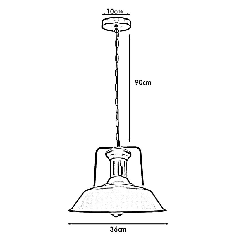 Daigle 1 - Light Dome Pendant, Yellow
