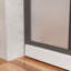 Porte de douche encadrée en verre l 34,04 po x H 72,04 po