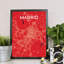 Madrid City Map - No Frame Print-1037484842