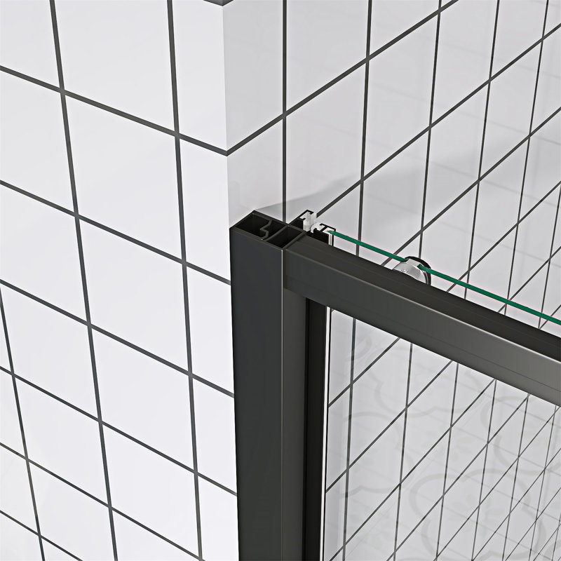 Semi-Frameless Single Sliding Shower Door
