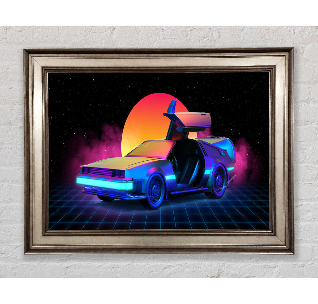 Delorean Smoke Sunrise - Druck