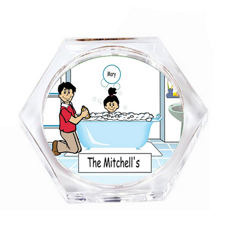 Ensemble de 4 sous-verres personnalisables, Yes