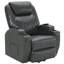 Fauteuil inclinable gris anthracite avec massage Rexford