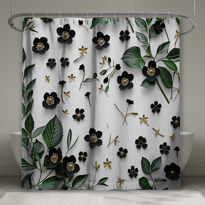 Rideau de douche Floral
