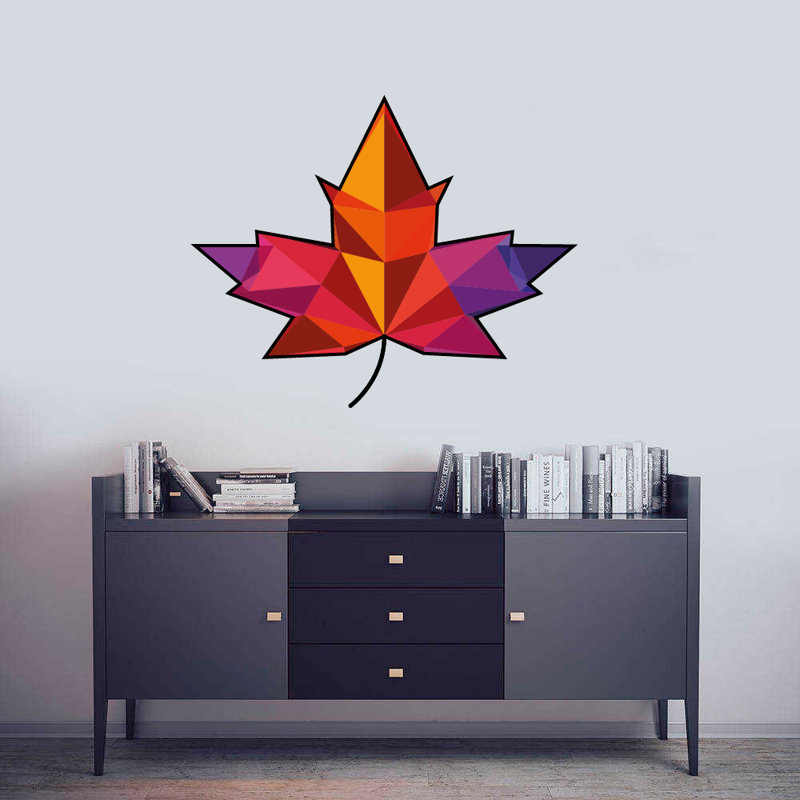 Plants & Flowers Non-Wall Damaging Wall Decal, 8" H x 10" W