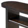 Console moderne minimaliste avec bords arrondis et tablette robuste