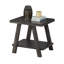 Table de bout contemporaine en bois à finition anthracite Athens-166438266-166438263