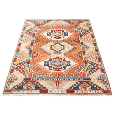 Tapis unique en cuivre 5 pi 4 po x 7 pi 10 po Jules Serapi
