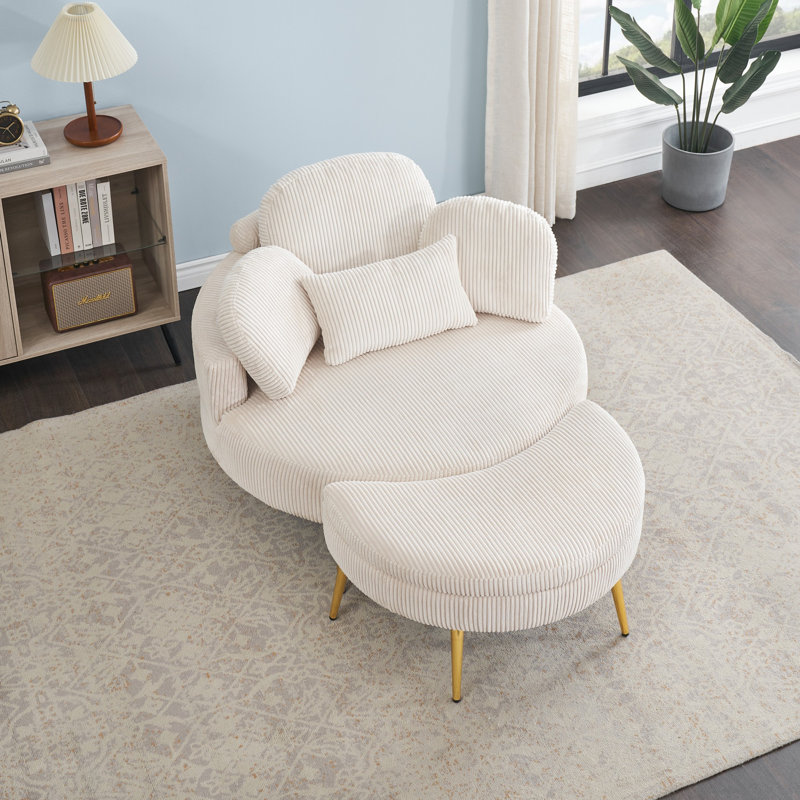 Comfortable Small Sofa, Beige