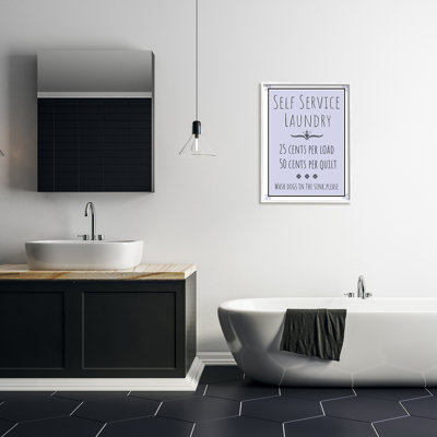 Laverie en libre-service - Publicité